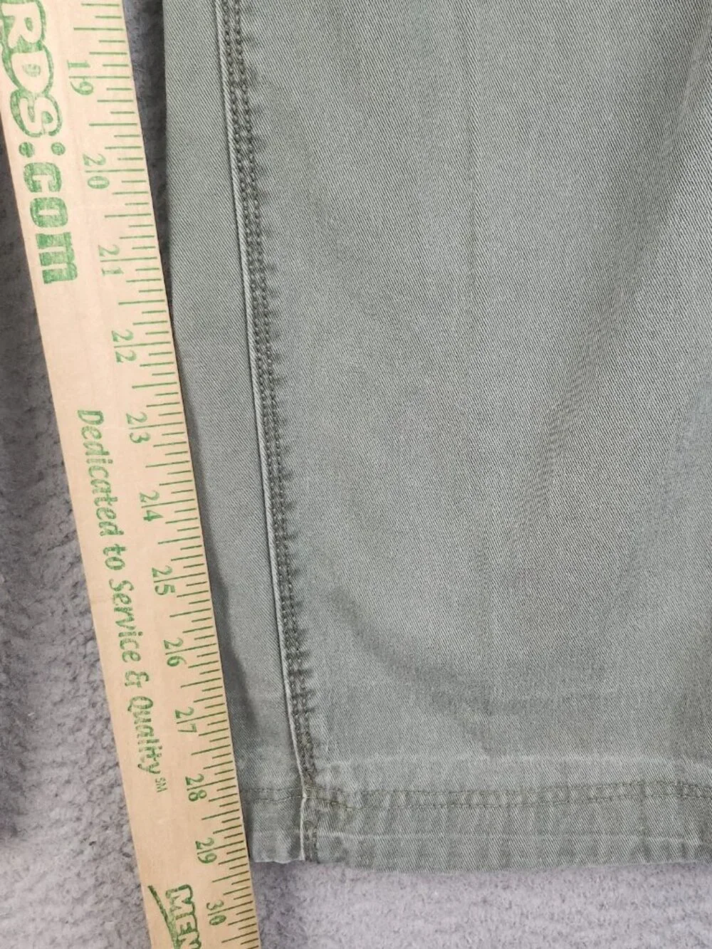 Timberland Pants Mens 34x30 Green Y2K Straight Leg Canvas Cotton Durable Outdoor